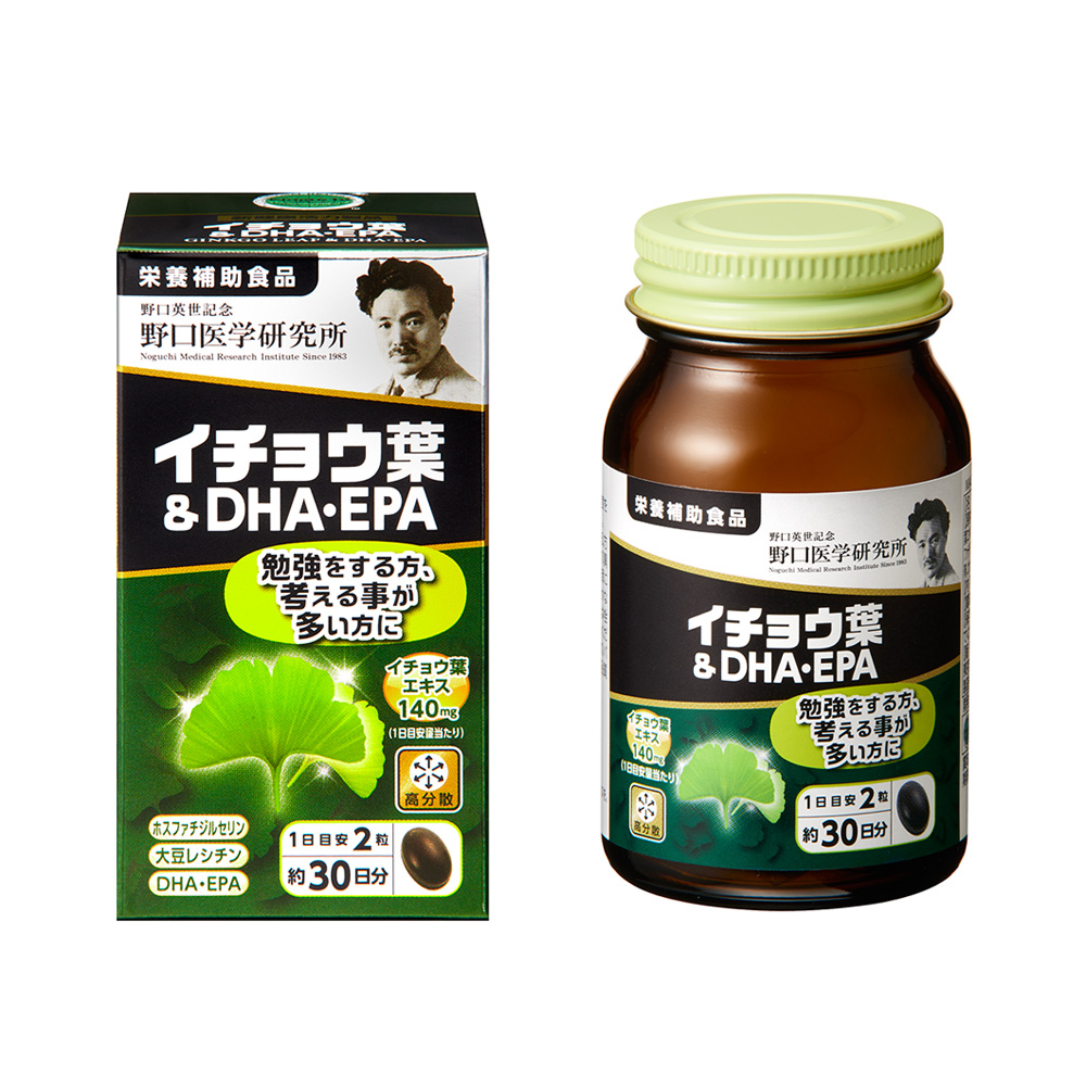 【野口医学研究所】 イチョウ葉＆DHA・EPA　510mg×60粒